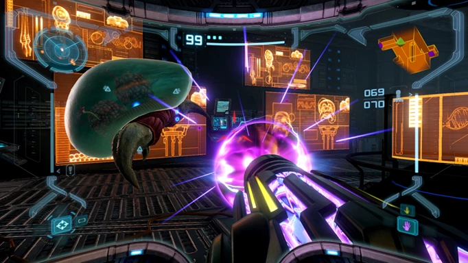 an image of Metroid Prime Remastered gameplay