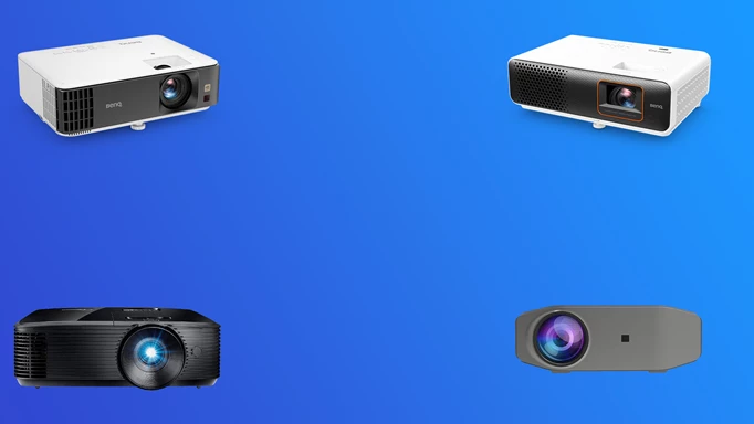 an image of four of the best gaming projectors