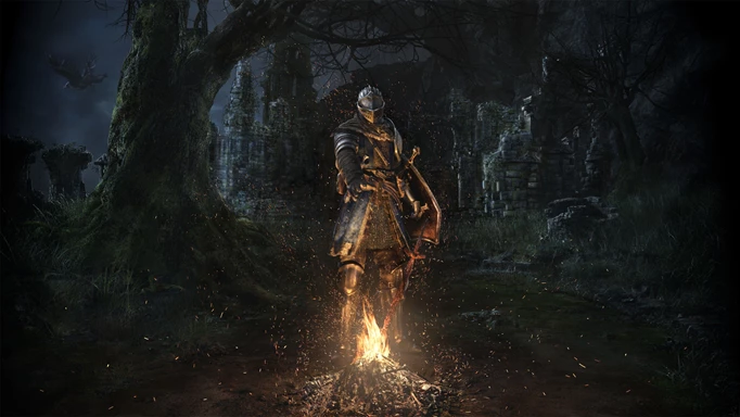 key art of Dark Souls Remastered, one of the best Nintendo Switch games for adults