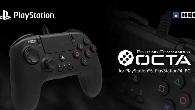 Promo image of the HORI Fighting Commander, one of the best PS5 Controllers