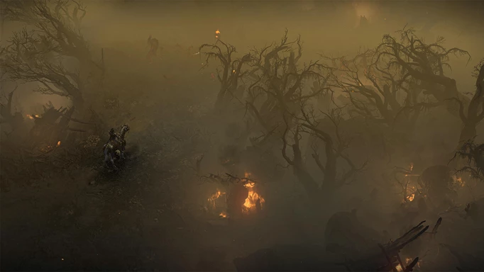 Image of a murky swamp in Diablo 4