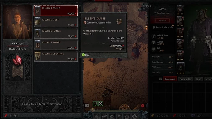 Visit Vendors in Alzuuda and Denshar to spend your Red Dust in Diablo 4!