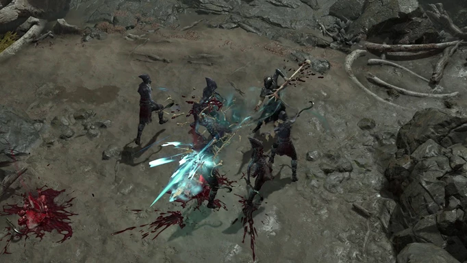 gameplay screenshot of a Necromancer in Diablo 4