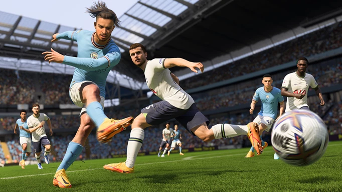 Key art of Jack Grealish and Eric Dier in FIFA 23
