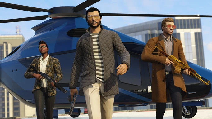 A squad in GTA Online