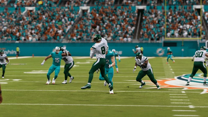 players on a pitch in madden nfl
