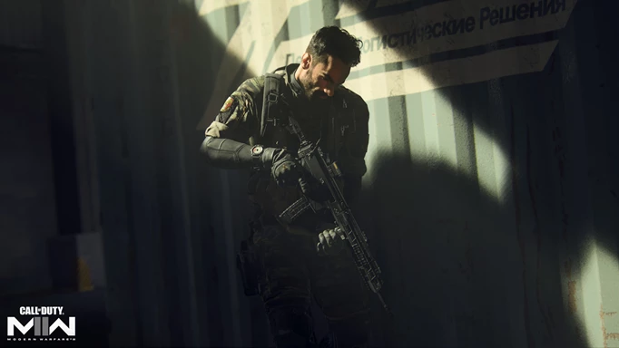 Image of an operator in the shadows in MW2