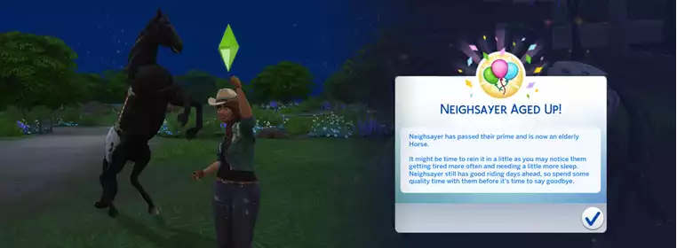 How to age up Horses in The Sims 4: Horse Ranch