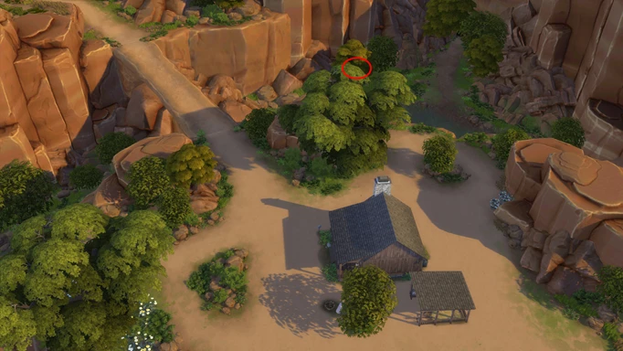 Dreadhorse Caverns location in The Sims 4 Horse Ranch