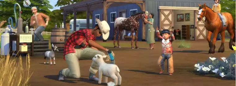 How to get mini goats & mini sheep in The Sims 4 Horse Ranch