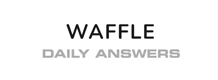 Waffle answers today: Monday 21 August 2023