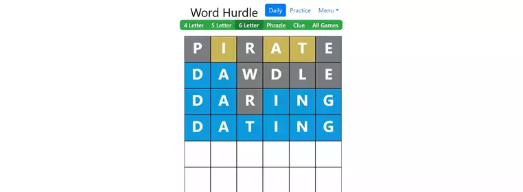 Word Hurdle game answers today: 6-letter hints & clues for August 21 in Wordle 2