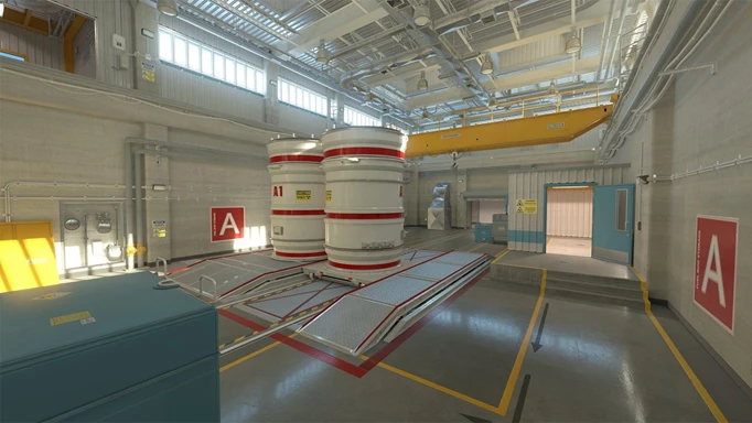 A look at the Counter-Strike map Nuke.