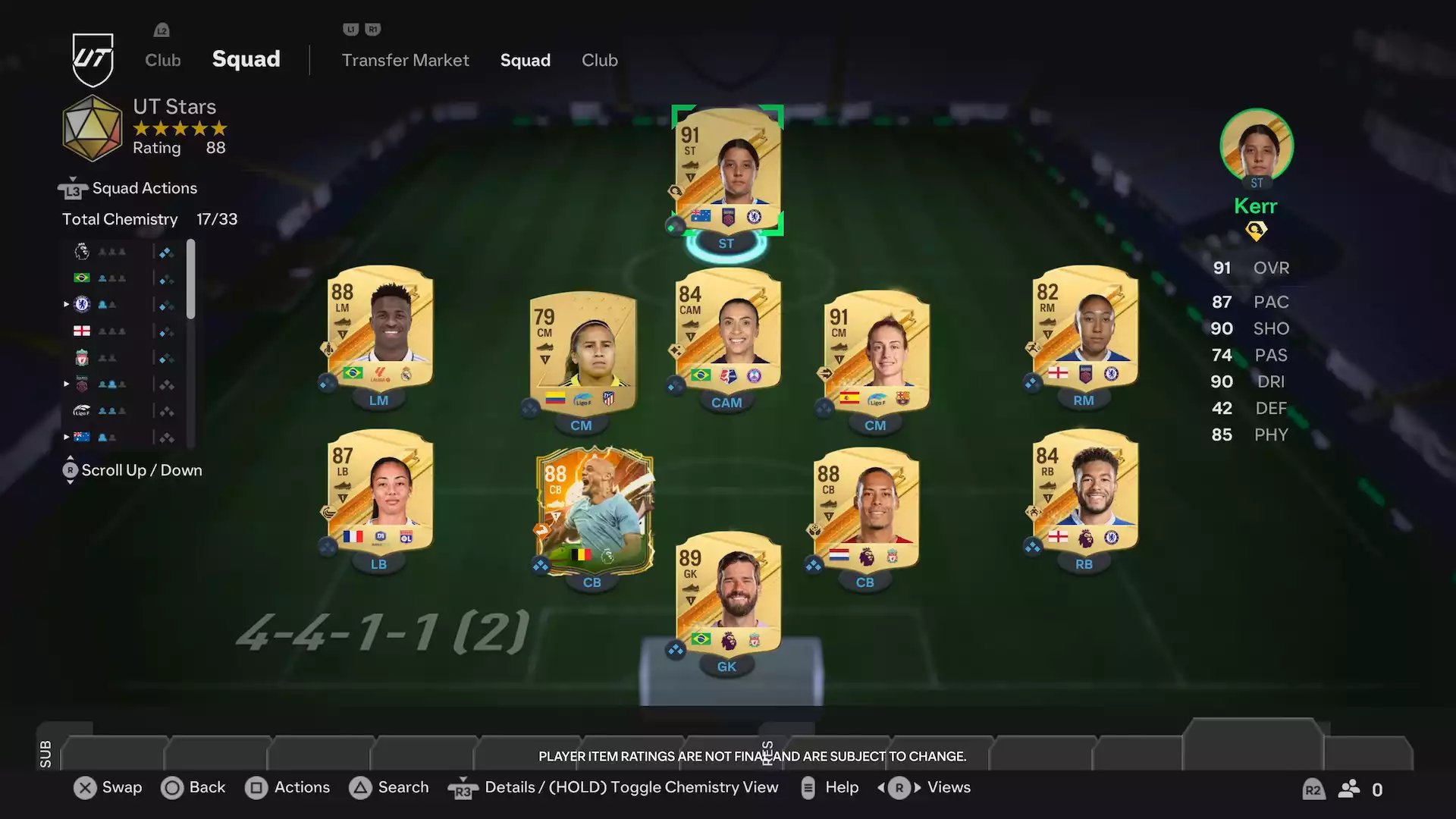 FC 24 Ultimate Team chemistry explained: Icon links, women's players & three point system