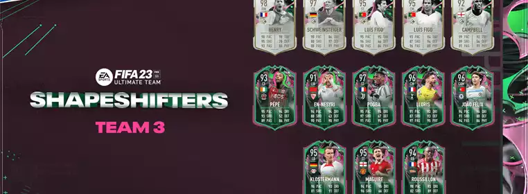 FIFA 23 FUT Shapeshifters Team 3 promo players: Henry, Pogba, Maguire