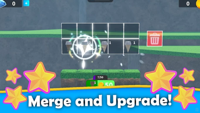 Key art for Merge Drills for Roblox