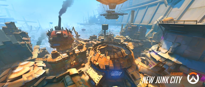 New Junk City, a new map coming to Overwatch 2 in Season 6